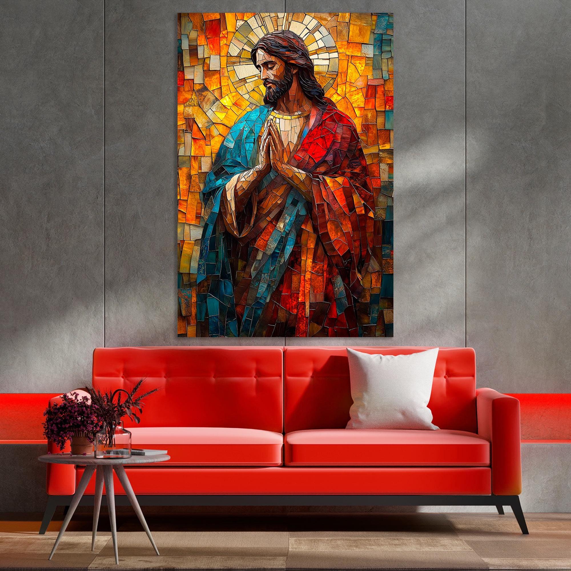 Jesus Christ Canvas Print, Christian Religious Wall Art - Etsy