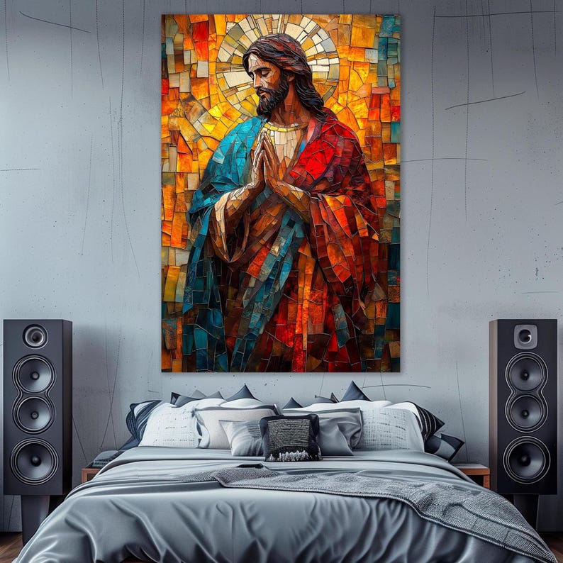 Jesus Christ Canvas Print, Christian Religious Wall Art - Etsy