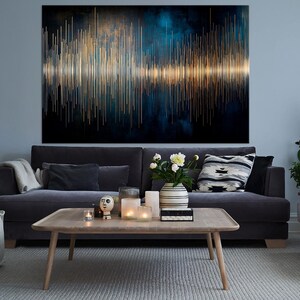 Abstract Soundwave printable canvas wall art prints Music wall art Sound waves canvas Abstract print Music gifts Housewarming gift