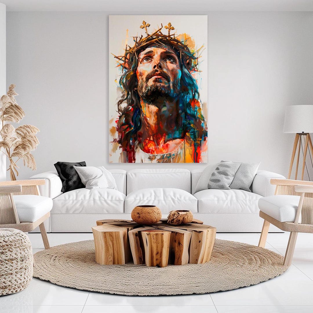 Jesus Christ Canvas Print, Religious Wall Art Decor, Christian Art - Etsy