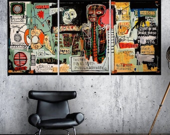 Graffiti Street Art Canvas Print: Abstract Urban Hypebeast Wall Decor