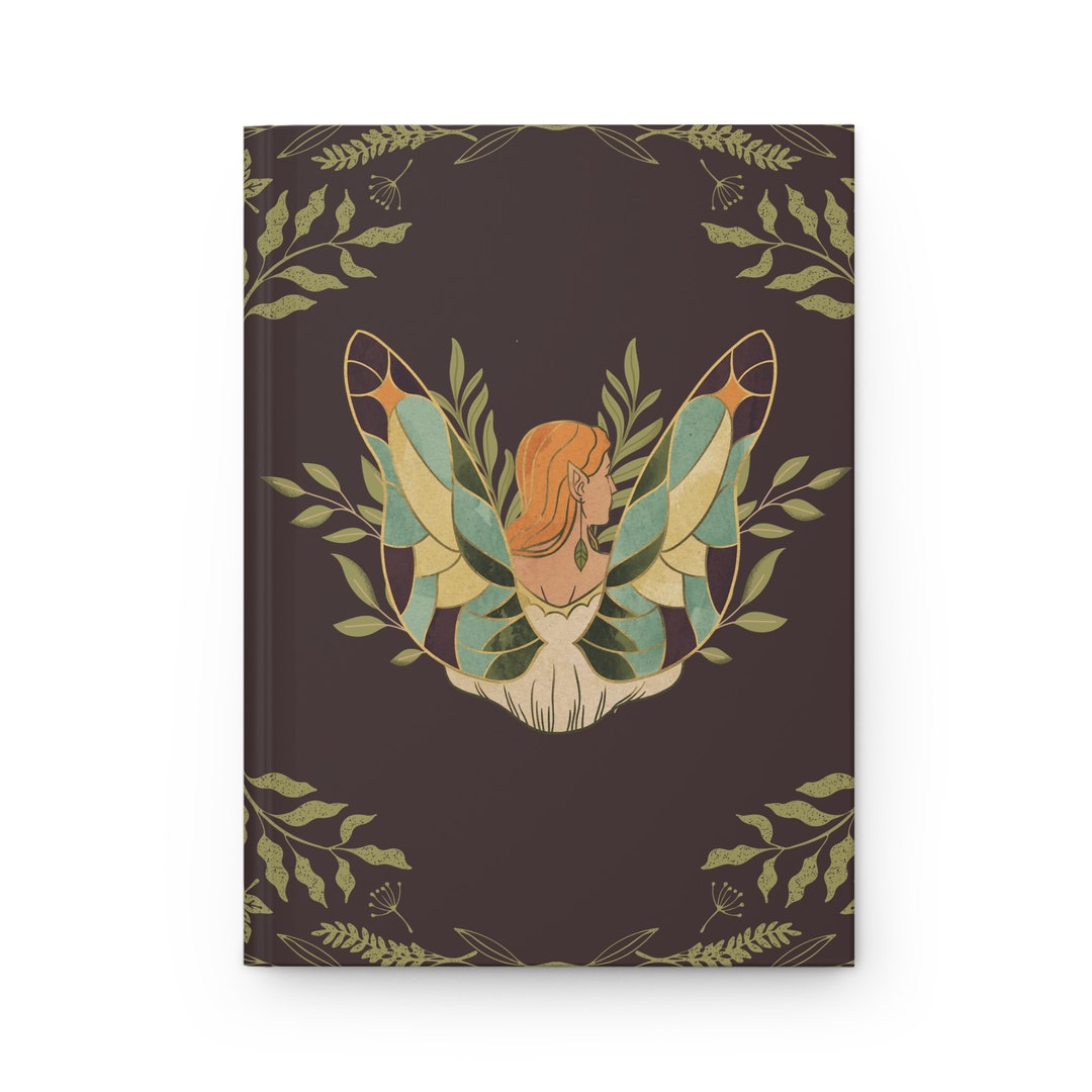Cottagecore Fairy Hardcover Journal Matte Finish Vintage Aesthetic