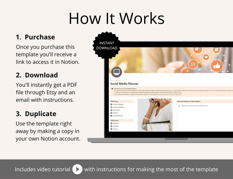 Social Media Notion Template Social Media Planner Notion Etsy Social Media Notion Template Social Media Planner Notion Etsy