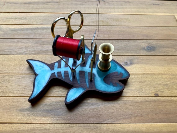 Fish Skeleton Fly Tying Tool Holder 