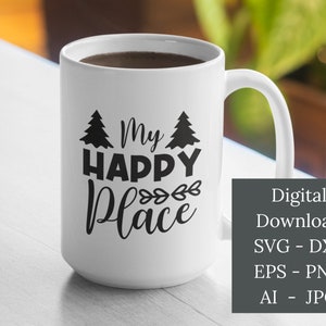 My Happy Place SVG | Hello Summer SVG | Summer Vacation SVG | Summer Beach svg | Aloha Summer svg | Summertime svg