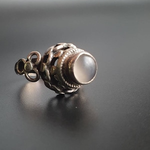 Vintage Silber Ring mit Achat Ring (Grösse 4.75)