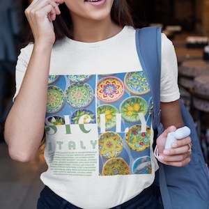 Sicily comfort colors Shirt, Italy Tshirt, Italian Travel gift souvenir, Sicily unisex tee