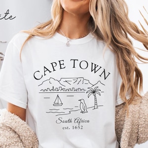 Cape Town Comfort Colors® Tee Shirt, South Africa Unisex Shirt, Cape Town T-Shirt Travel Gift Souvenir, South Africa Holiday Tee
