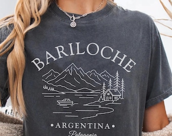 Bariloche Comfort Colors® Tee Shirt, Argentina Unisex Shirt, Bariloche T-Shirt Travel Gift Souvenir, Argentina Holiday Tee