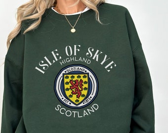 Isle of Skye shirt tee, Isle of Skye sweatshirt crewneck pullover, Scotland gifts souvenir, Scottish apparel clothing, Unisex men women