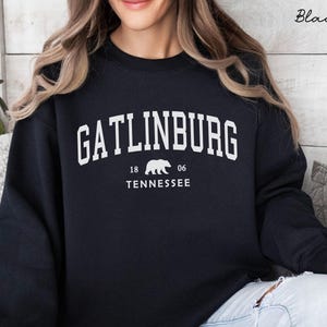Gatlinburg sweatshirt, Tennessee crewneck sweater, Gatlinburg Travel pullover Gift Souvenir