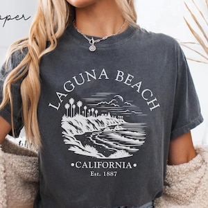 Laguna Beach Comfort Colors Shirt,California Tshirt, California Unisex T-Shirt,Californian Travel Gifts Souvenir,Pacific Ocean Holiday Tee