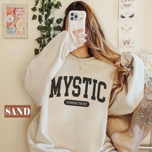Mystic Sweatshirt,Connecticut Crewneck pullover ,Mystic  Sweater,Connecticut Gifts souvenir