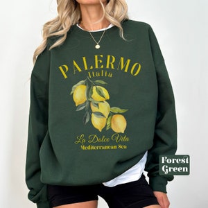 Palermo sweatshirt, Palermo Italy crewneck pullover, Italian Gift, Palermo Girls Trip Vacation unisex jumper