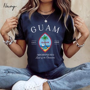 Guam Tee Shirt, Guam Unisex Shirt, Guam T-Shirt Travel Gift Souvenir, Pacific Holiday Tee