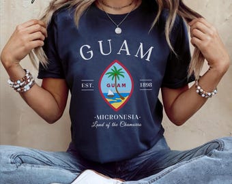 T-shirt Guam, shirt uniseks Guam, T-shirt Guam reiscadeau souvenir, T-shirt Pacific Holiday