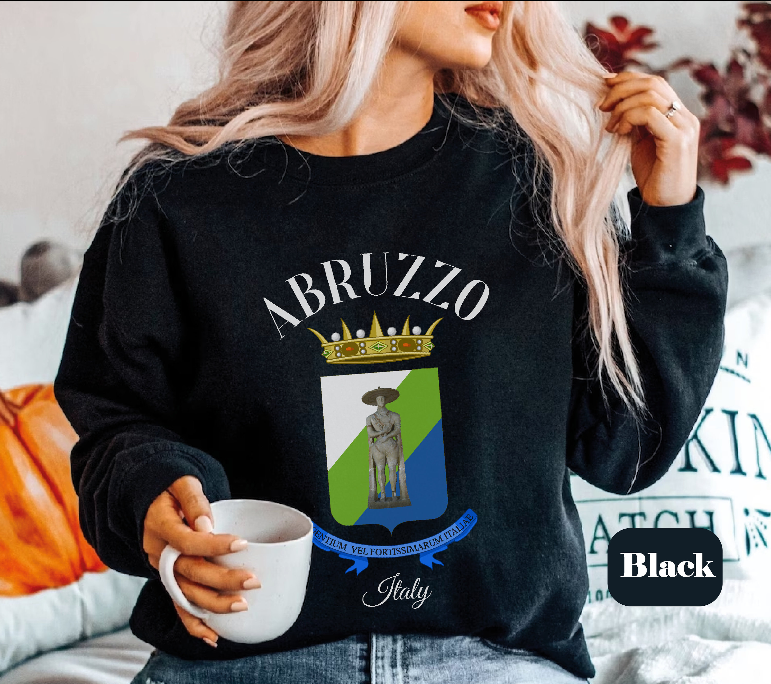 Abruzzo Southern Italy Italy sweatshirt, Abruzzo Soft and Comfortable crewneck, Italy Unisex sweater Souvenir Holiday gift