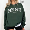 Bend sweatshirt, Oregon crewneck sweater, Bend Unisex Holiday pullover, Oregon Travel Gift Souvenir