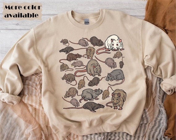 Rats Sweatshirt Sweater Cute Sweatshirt Animals Cute Rat
