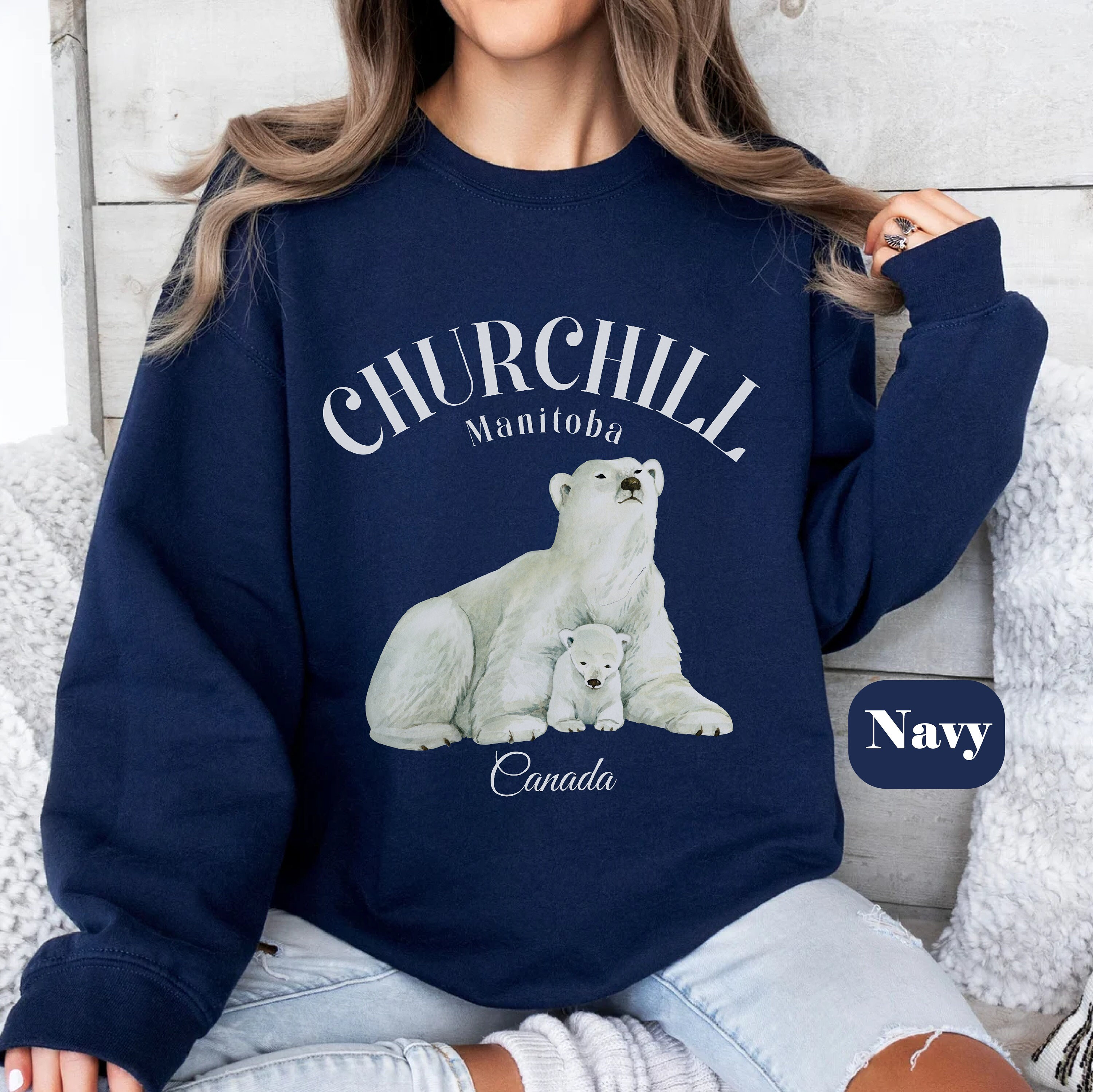[GRAVER]★24FW★韓国人気★WILD POLAR BEAR SWEATSHIRT GRAVER】24FW☆ Wild Polar Bear Sweatshirt Designer fashion