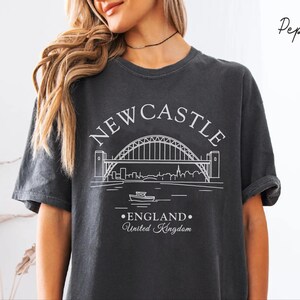 Newcastle Comfort Colors® Tee Shirt, England Unisex Shirt, Newcastle T-Shirt Travel Gift Souvenir, England Holiday Tee