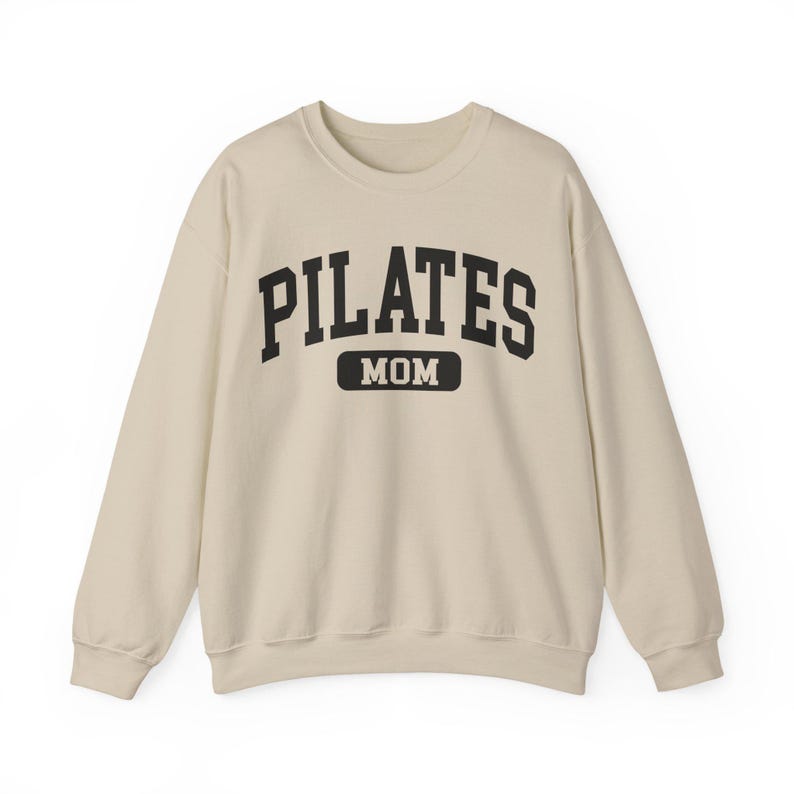 Felpa per mamma Pilates, divertente maglione Pilates, pullover Pilates per donna, maglione regalo Pilates, felpa con cappuccio Biggest Fan, per mamma immagine 7