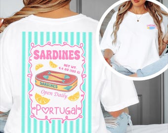 Sardines Comfort Colors Shirt, Portugal Tshirt, Tomato Girl Unisex T-Shirt, Italy Summer Travel Gifts Souvenir, Portugal Holiday Tee
