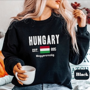 Hungary sweatshirt, Hungary Flag sweater crewneck, Hungary Unisex pullover, Hungary gifts souvenir