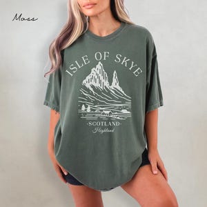 Isle of Skye Comfort Colors® T-Shirt, Schottland Unisex Shirt, Skye Reisegeschenk Souvenir, schottisches T-Shirt Bild 7