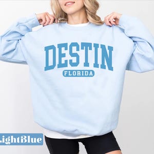 Destin sweatshirt,Florida crewneck,Beach Pullover,Destin Beach trendy sweater,Beach gift,Spring Break sweatshirt