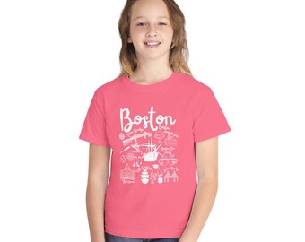 Boston  Youth tee Shirt Comfort colors