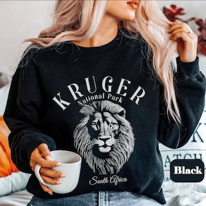 Kruger National Park South Africa sweatshirt shirt tee ,Kruger National Park Soft Comfortable crewneck,South Africa Unisex sweater Souvenir