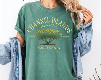 Channel Islands Comfort Colors® T-shirt,California national park Sweatshirt crewneck,hoodie sweater,Long Sleeve Tee,giant coreopsis souvenir