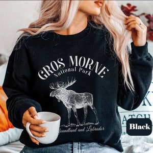 Gros Morne National Park Newfoundland and Labrador Sweatshirt,  Women&#39;s Newfoundland and Labrador Crewneck, Unisex Gros Morne Canada