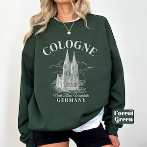 Cologne Germany Sweatshirt, Germany Crewneck sweater,Germanian Unisex Pullover,Deutschland holiday gift souvenir