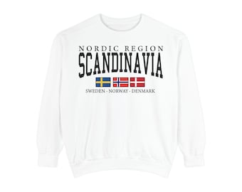 Scandinavia comfort colors Unisex crewneck sweatshirt
