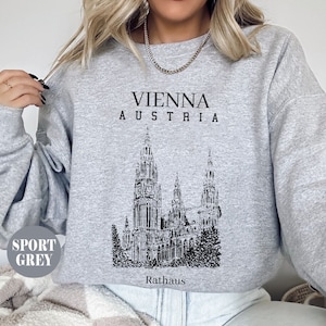 Vienna Austria sweatshirt, Austrian sweater, Austria crewneck, Unisex Soft and Comfortable Pullover, Austria gift souvenir