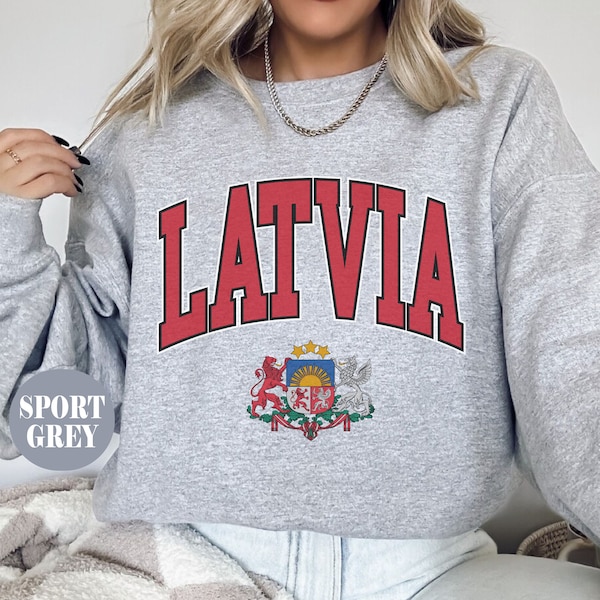 Latvia Flag Heritage Tee