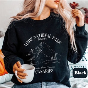Teide National Park Canary Islands Sweatshirt, Canaries Unisex Crewneck, Tenerife Teide National Park Soft & Comfortable Pullover