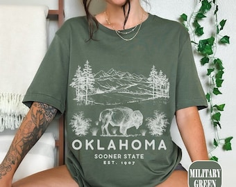 Oklahoma shirt, Oklahoma tee, Oklahoma Unisex Soft and comfortable T-shirt, Oklahoma OK USA Girls Trip Vacation gift