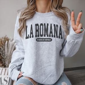 La Romana Sweatshirt, Dominican Republic sweater, Dominican Republic Holiday Womens crewneck, Soft Cozy La Romana Unisex pullover