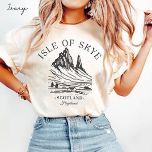 Isle of Skye Comfort Colors® T-Shirt, Schottland Unisex Shirt, Skye Reisegeschenk Souvenir, schottisches T-Shirt Bild 2