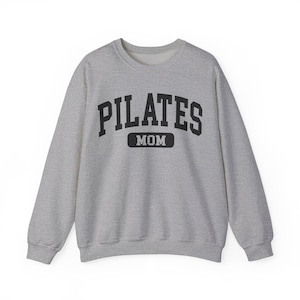 Felpa per mamma Pilates, divertente maglione Pilates, pullover Pilates per donna, maglione regalo Pilates, felpa con cappuccio Biggest Fan, per mamma immagine 8