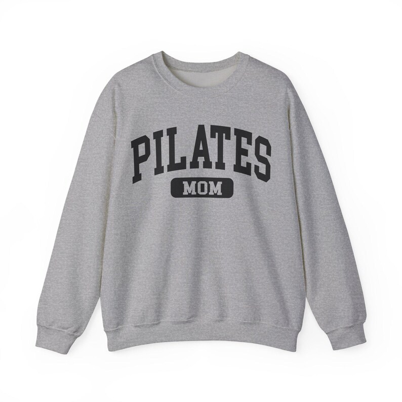 Felpa per mamma Pilates, divertente maglione Pilates, pullover Pilates per donna, maglione regalo Pilates, felpa con cappuccio Biggest Fan, per mamma immagine 8
