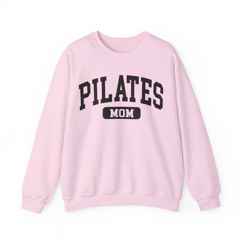 Felpa per mamma Pilates, divertente maglione Pilates, pullover Pilates per donna, maglione regalo Pilates, felpa con cappuccio Biggest Fan, per mamma immagine 5