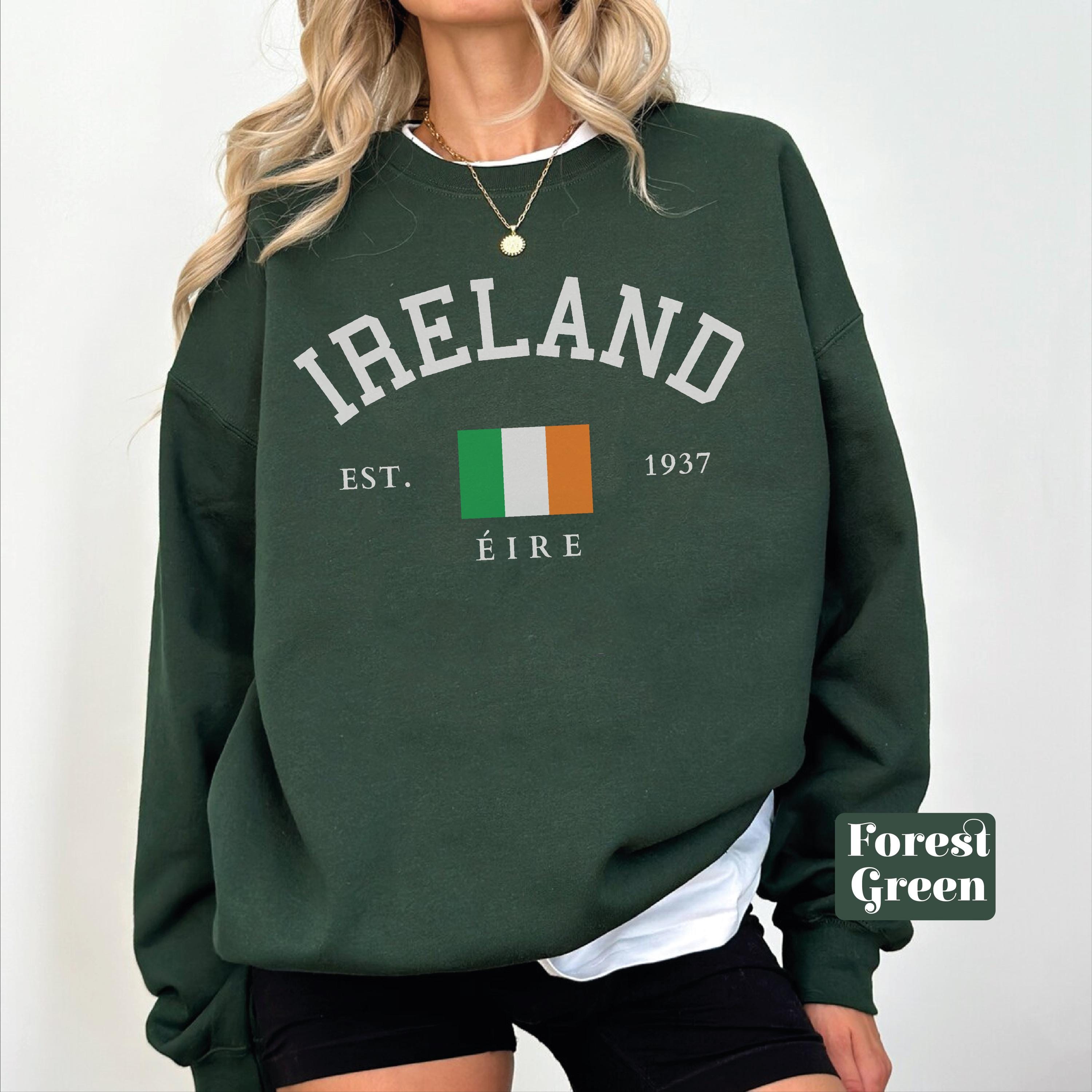 Hoodie Irlande Rugby - Sweat à Capuche Drapeau Irlandais Pour Enfant