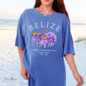 Belize Comfort Colors® T-Shirt, Belize Unisex-Shirt, Belize T-Shirt, Reisegeschenk, Souvenir, Karibik-Urlaubs-T-Shirt