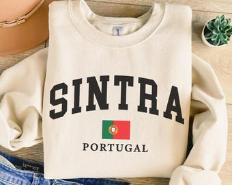 Sintra sweatshirt, Portugal crewneck sweater, Sintra Holiday pullover, Portuguese Travel Gift Souvenir