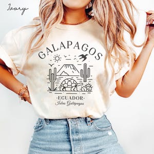Galapagosinseln Comfort Colors® T-Shirt, Ecuador Unisex-Shirt, Galapagos-Reisegeschenk, Souvenir, ecuadorianisches T-Shirt