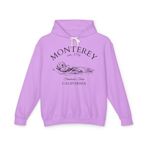 Monterey Comfort Colors® 1467 hoodie, California sweater hoodie , Monterey Unisex pullover hoodie, Californian gifts souvenir image 5